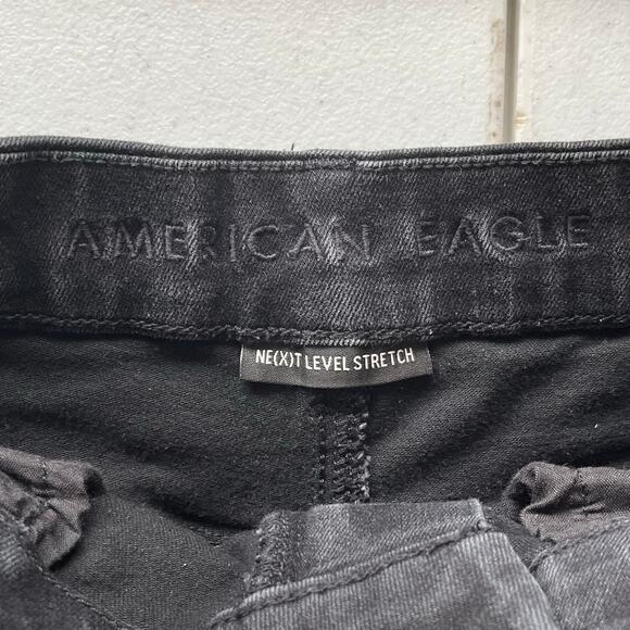 American Eagle Black Next Level Stretch Jegging Size 8 Regular - Picture 3 of 12